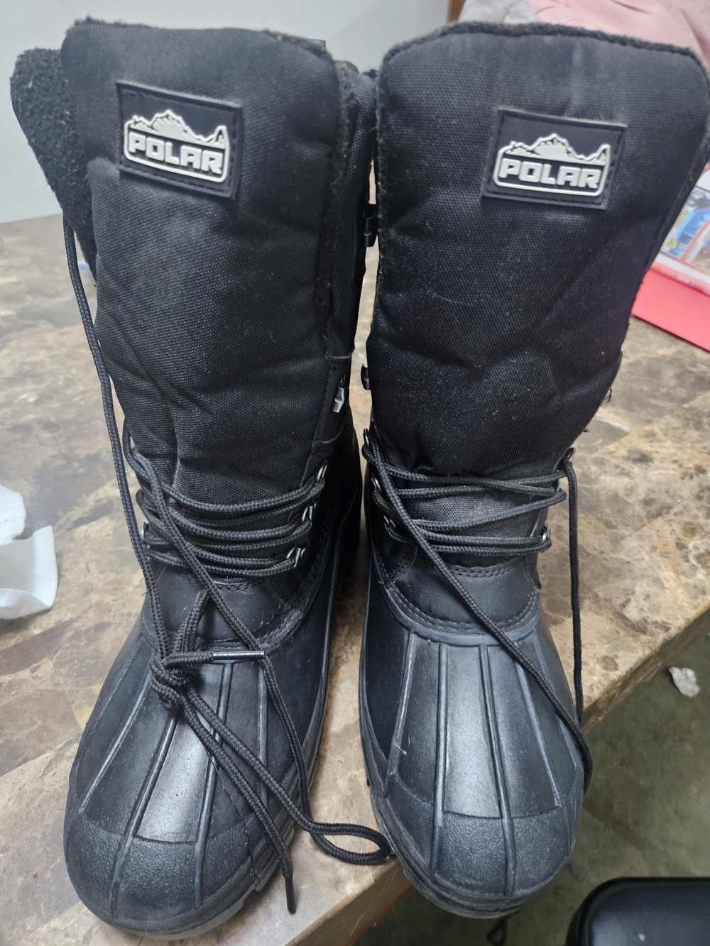 Men’s Black Insulated Winter Boots
